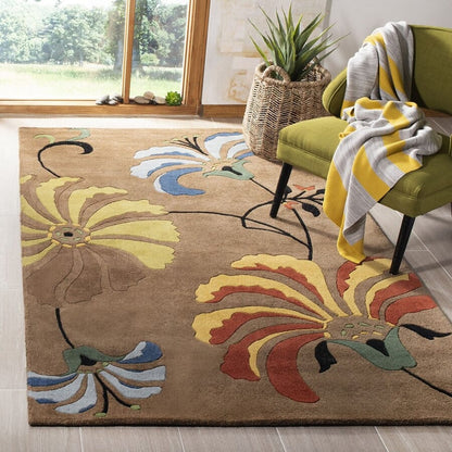 Safavieh Soho Soh740A Brown / Multi Floral / Country Area Rug