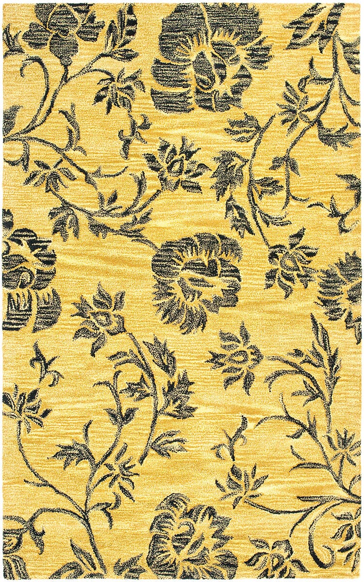 Safavieh Soho Soh742A Gold / Black Floral / Country Area Rug