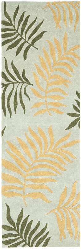 Safavieh Soho Soh744B Light Blue / Multi Tropical Area Rug