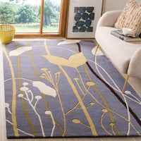 Safavieh Soho Soh746C Blue / Multi Floral / Country Area Rug