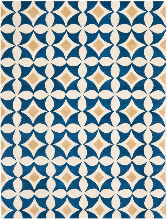 Safavieh Soho Soh750A Ivory / Blue Rugs.