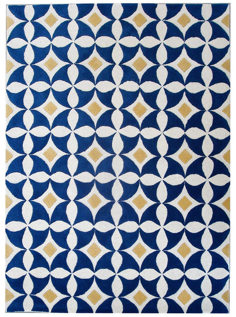 Safavieh Soho Soh750A Ivory / Blue Rugs.