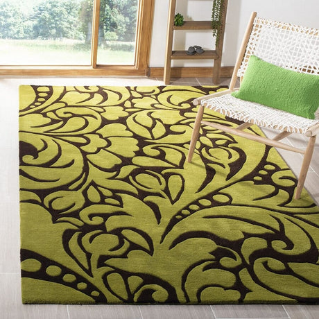 Safavieh Soho Soh759A Brown / Green Rugs.