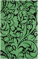 Safavieh Soho Soh759B Black / Teal Rugs.