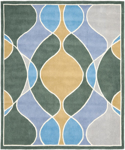 Safavieh Soho Soh762C Grey / Multi Geometric Area Rug