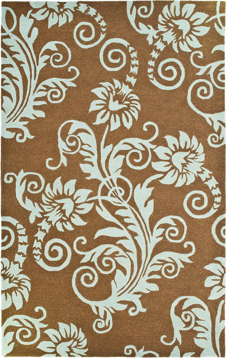 Safavieh Soho Soh765C Light Brown / Blue Rugs.