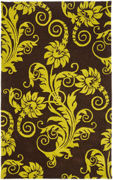 Safavieh Soho Soh765D Brown / Green Rugs.