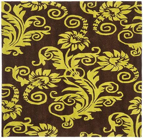 Safavieh Soho Soh765D Brown / Green Rugs.
