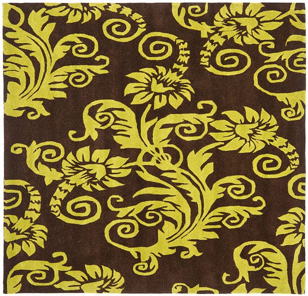 Safavieh Soho Soh765D Brown / Green Rugs.