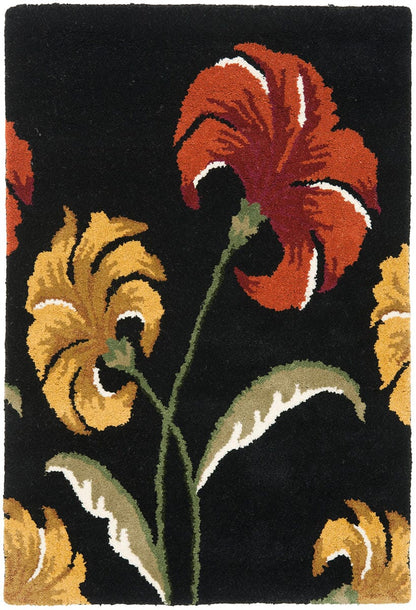 Safavieh Soho Soh767C Black / Multi Floral / Country Area Rug