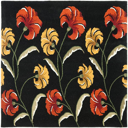 Safavieh Soho Soh767C Black / Multi Floral / Country Area Rug