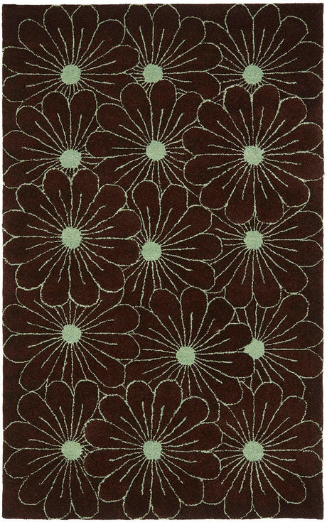 Safavieh Soho Soh768C Brown / Teal Rugs.
