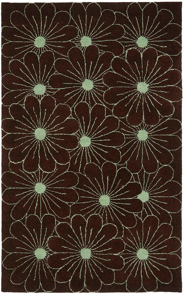 Safavieh Soho Soh768C Brown / Teal Rugs.