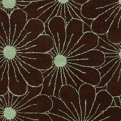 Safavieh Soho Soh768C Brown / Teal Floral / Country Area Rug