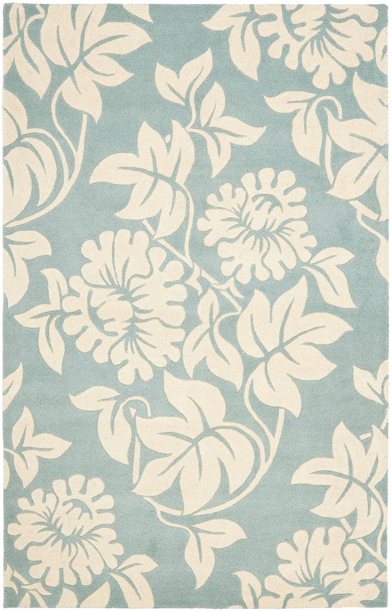 Safavieh Soho Soh770A Blue / Ivory Floral / Country Area Rug