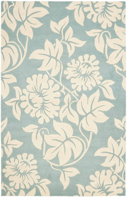 Safavieh Soho Soh770A Blue / Ivory Floral / Country Area Rug