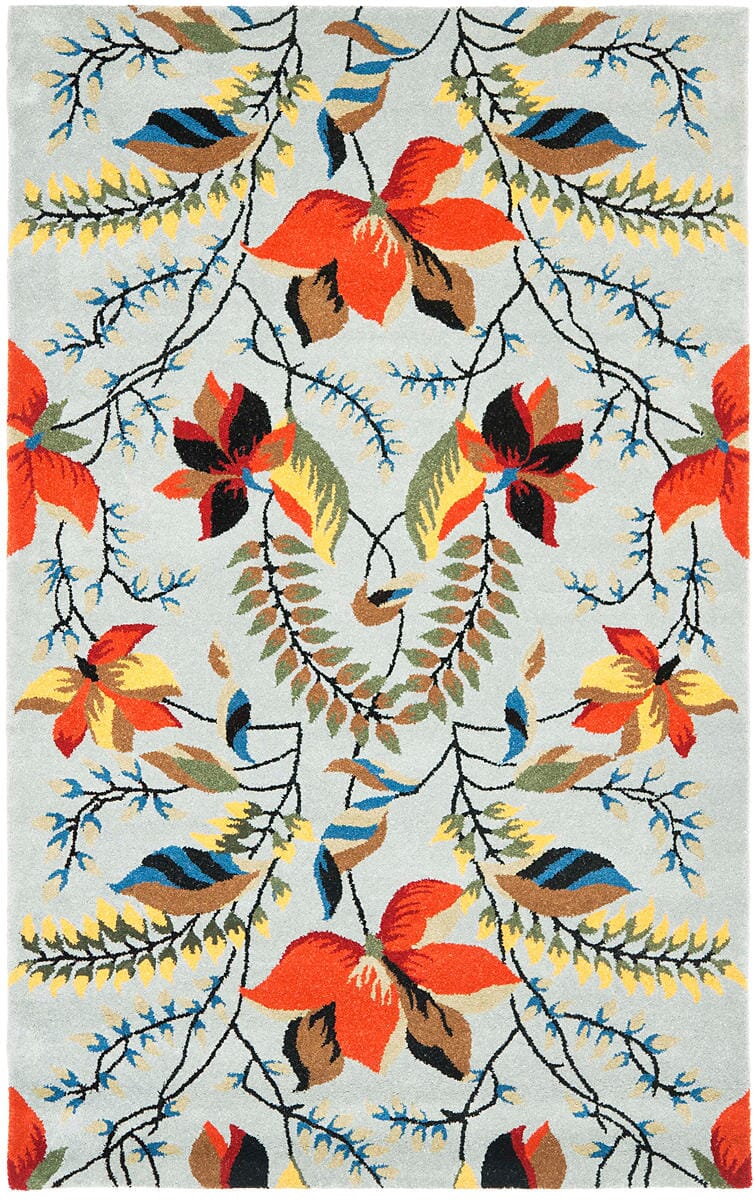 Safavieh Soho Soh771A Blue / Multi Floral / Country Area Rug