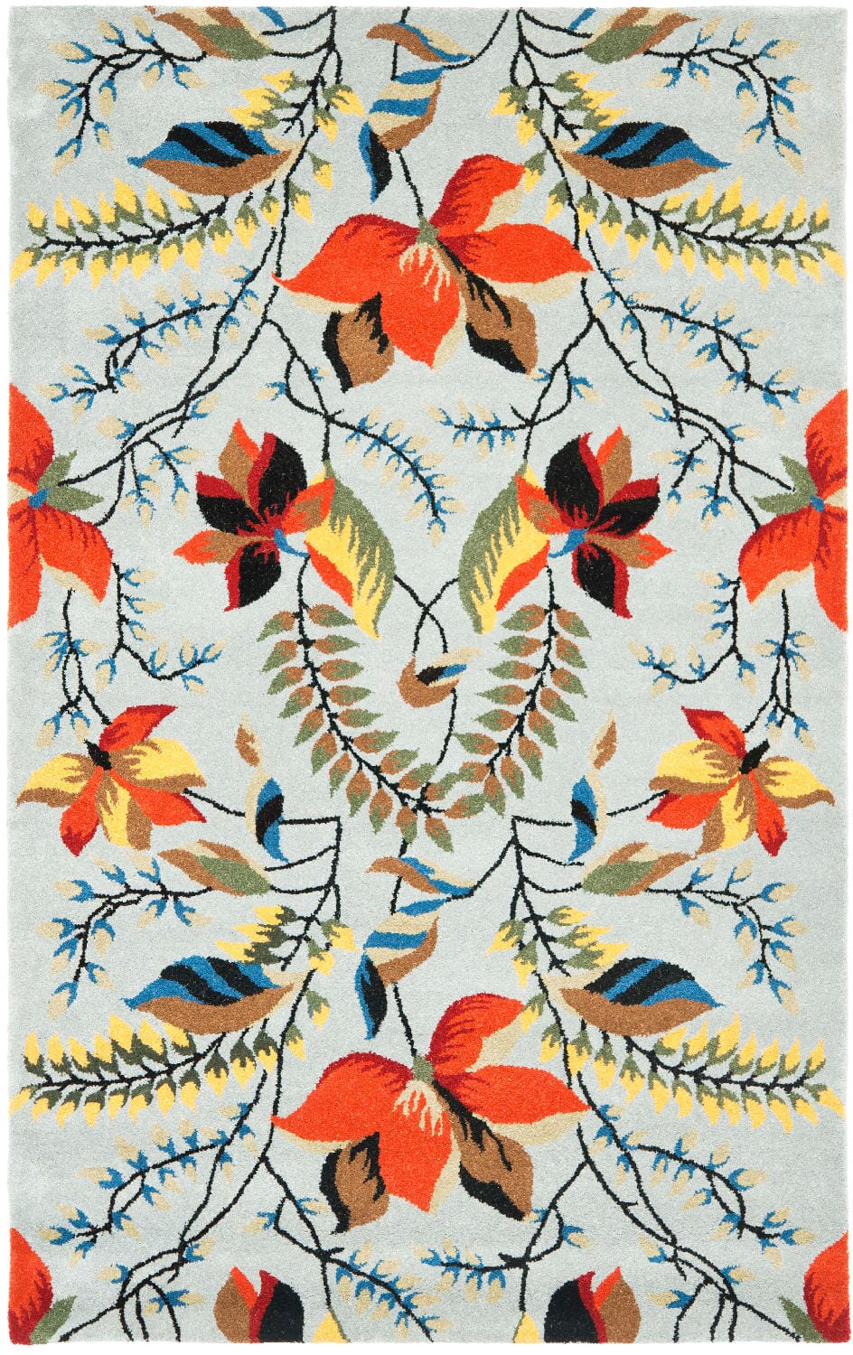 Safavieh Soho Soh771A Blue / Multi Floral / Country Area Rug