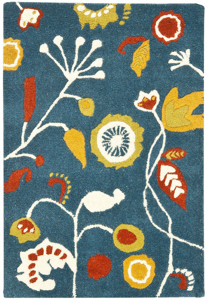 Safavieh Soho Soh772B Dark Blue / Multi Kids Area Rug