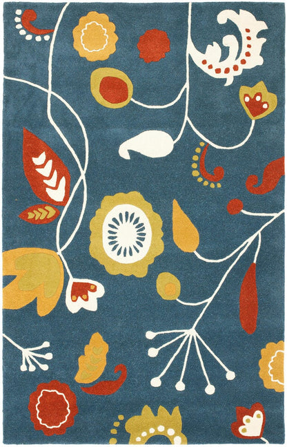 Safavieh Soho Soh772B Dark Blue / Multi Kids Area Rug