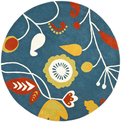 Safavieh Soho Soh772B Dark Blue / Multi Kids Area Rug