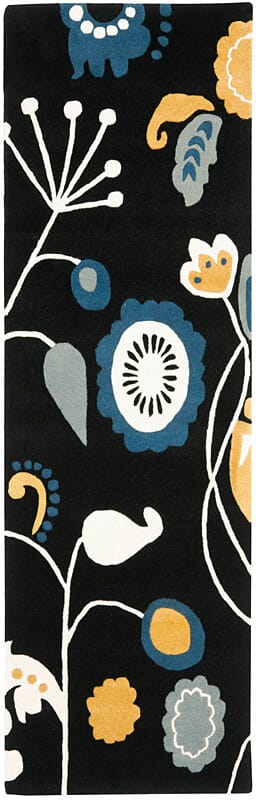 Safavieh Soho Soh772C Black / Multi Kids Area Rug