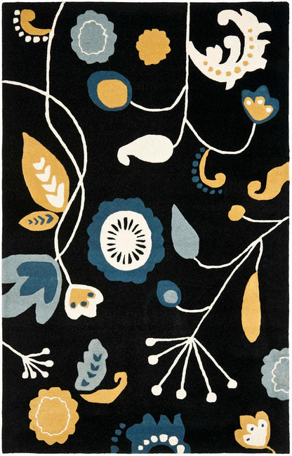 Safavieh Soho Soh772C Black / Multi Kids Area Rug