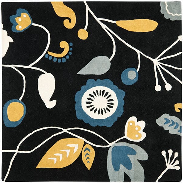 Safavieh Soho Soh772C Black / Multi Kids Area Rug