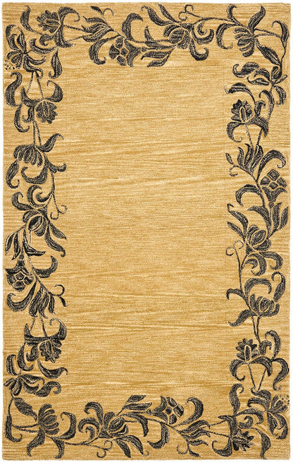 Safavieh Soho Soh773B Gold / Black Floral / Country Area Rug