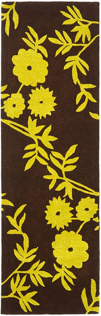 Safavieh Soho Soh774A Brown / Green Floral / Country Area Rug