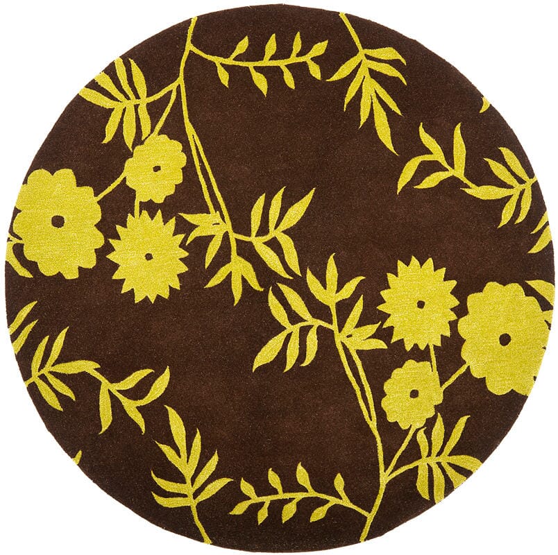 Safavieh Soho Soh774A Brown / Green Rugs.