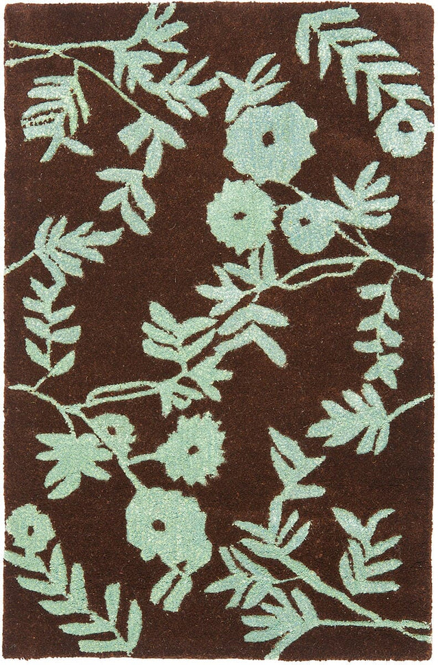 Safavieh Soho Soh774B Brown / Teal Rugs.