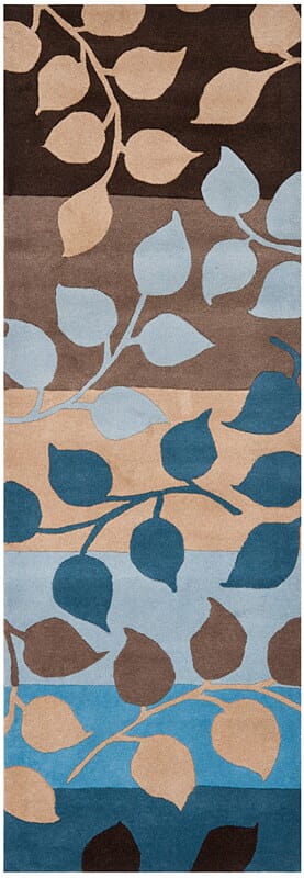 Safavieh Soho Soh785B Brown / Blue Floral / Country Area Rug