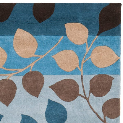 Safavieh Soho Soh785B Brown / Blue Floral / Country Area Rug