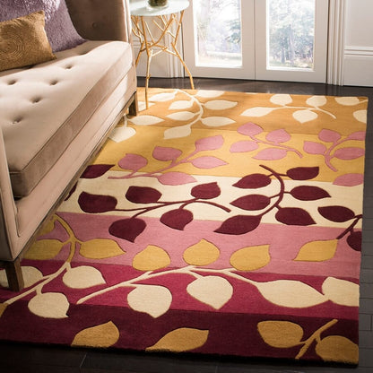 Safavieh Soho Soh785C Red / Gold Floral / Country Area Rug