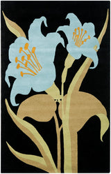 Safavieh Soho Soh792A Black / Blue Rugs.