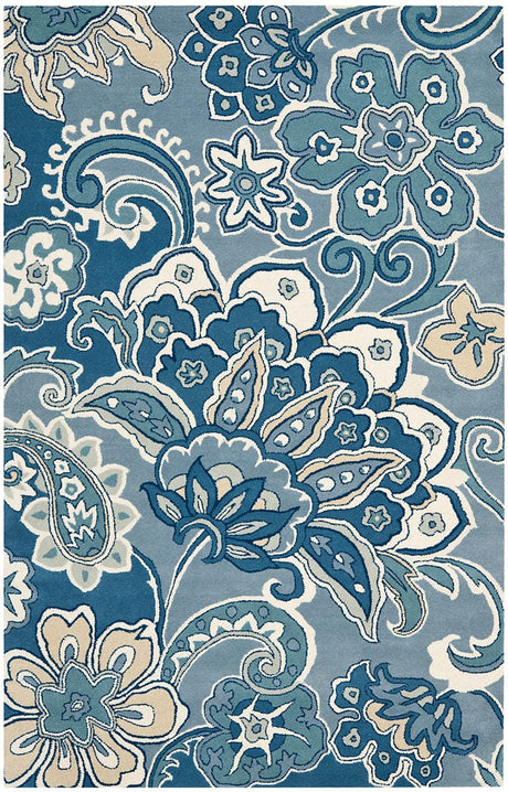 Safavieh Soho Soh797A Blue / Multi Rugs.
