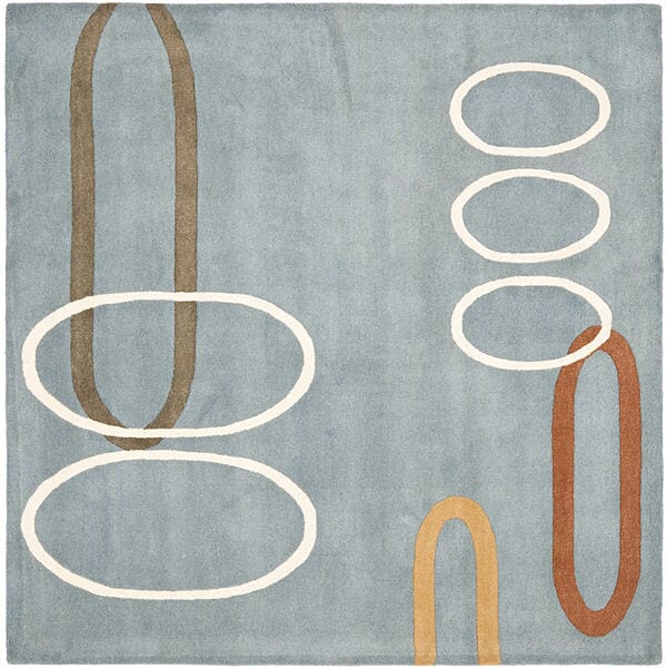 Safavieh Soho Soh801B Blue / Multi Geometric Area Rug