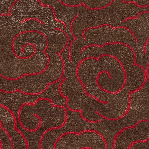 Safavieh Soho Soh812D Chocolate / Red Floral / Country Area Rug