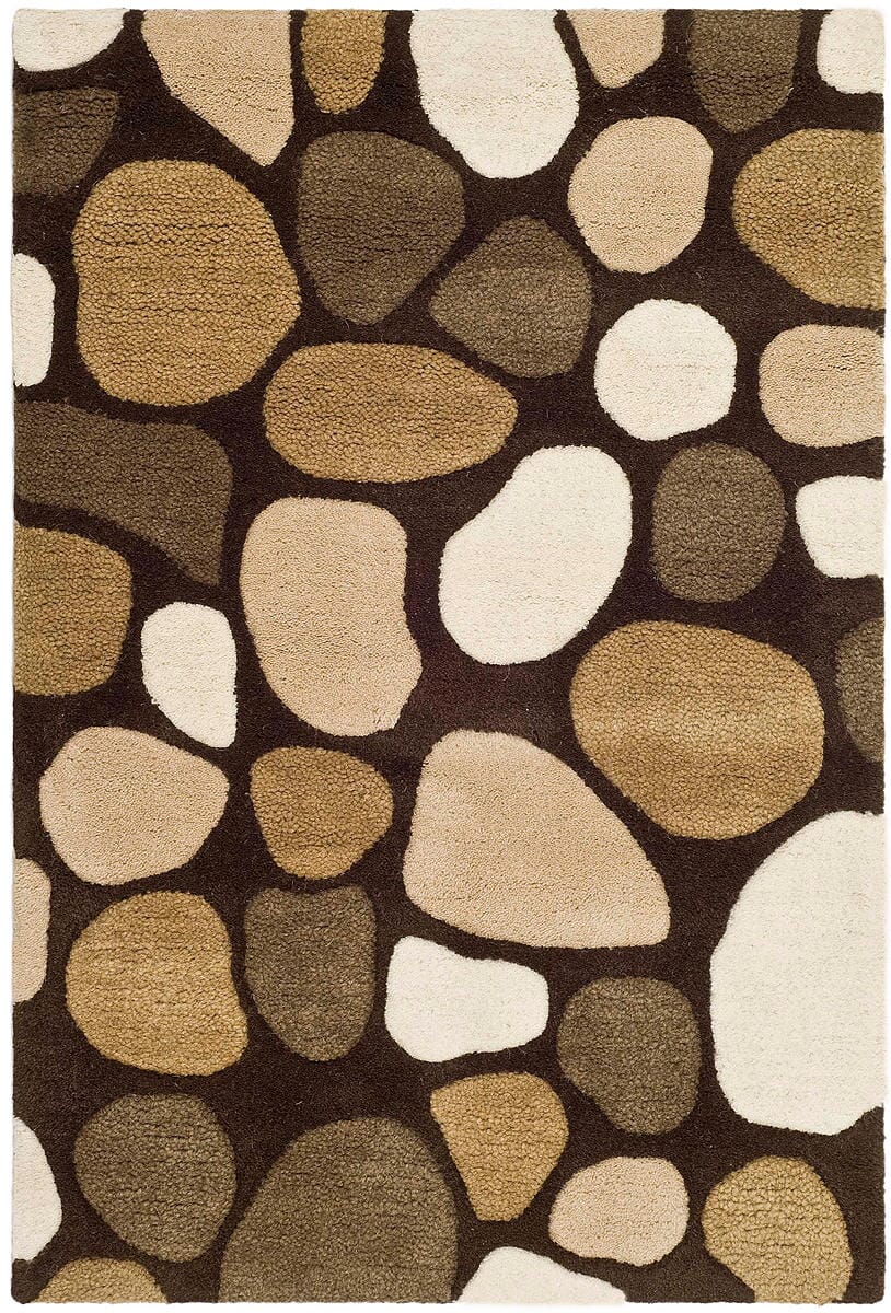 Safavieh Soho Soh814A Dark Brown / Multi Geometric Area Rug