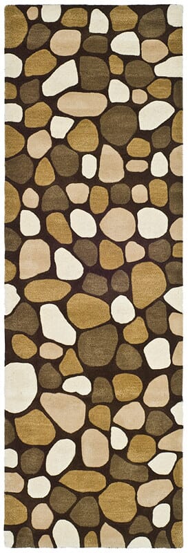 Safavieh Soho Soh814A Dark Brown / Multi Geometric Area Rug