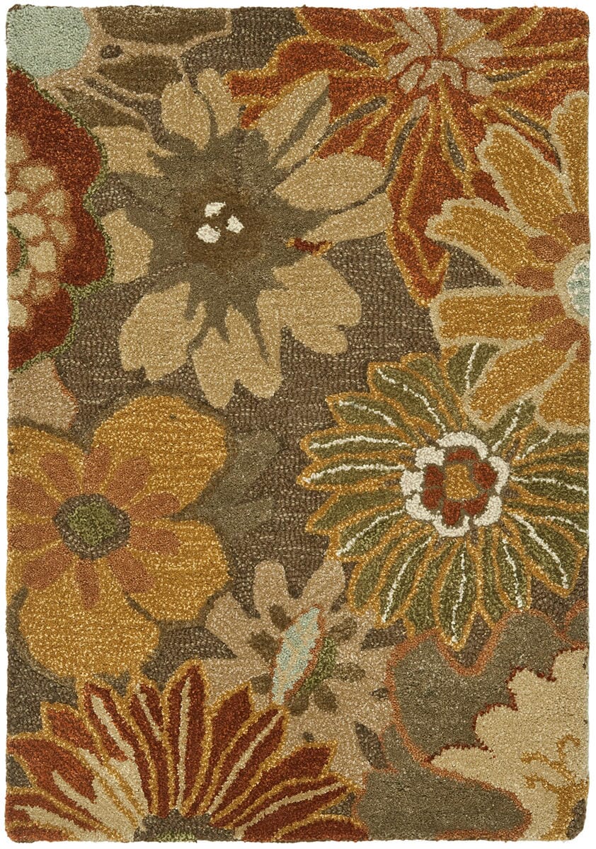 Safavieh Soho Soh820A Brown / Multi Floral / Country Area Rug