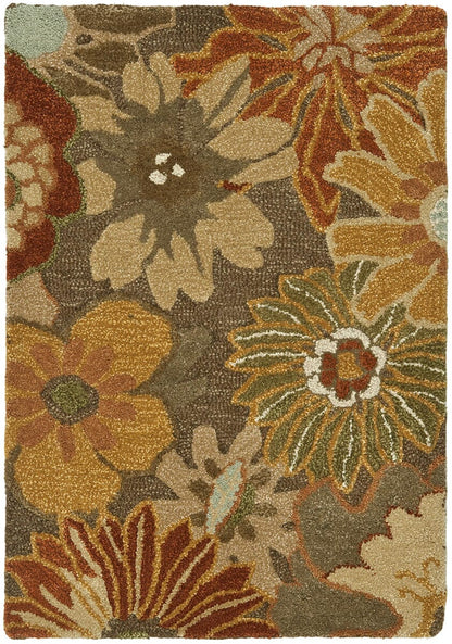 Safavieh Soho Soh820A Brown / Multi Floral / Country Area Rug