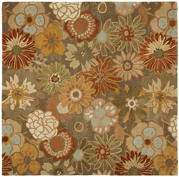Safavieh Soho Soh820A Brown / Multi Floral / Country Area Rug