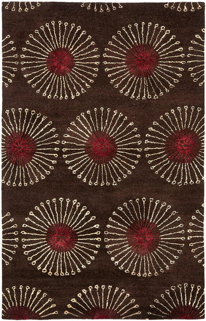 Safavieh Soho Soh821B Coffee / Brown Geometric Area Rug