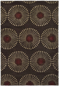 Safavieh Soho Soh821B Coffee / Brown Geometric Area Rug