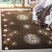 Safavieh Soho Soh823A Brown / Multi Geometric Area Rug