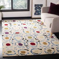 Safavieh Soho Soh828A Ivory / Multi Geometric Area Rug