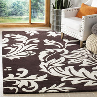 Safavieh Soho Soh831A Brown / Ivory Floral / Country Area Rug