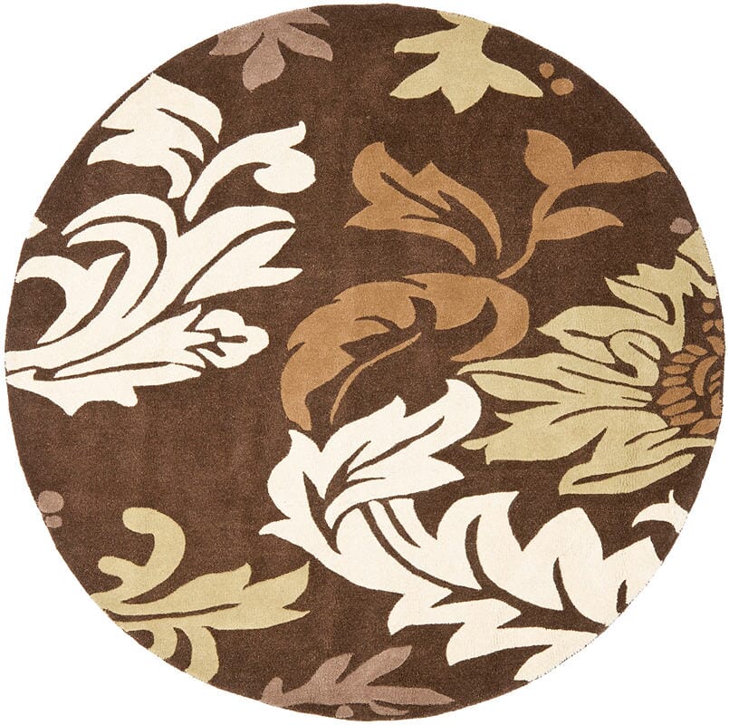 Safavieh Soho Soh831B Brown / Multi Floral / Country Area Rug